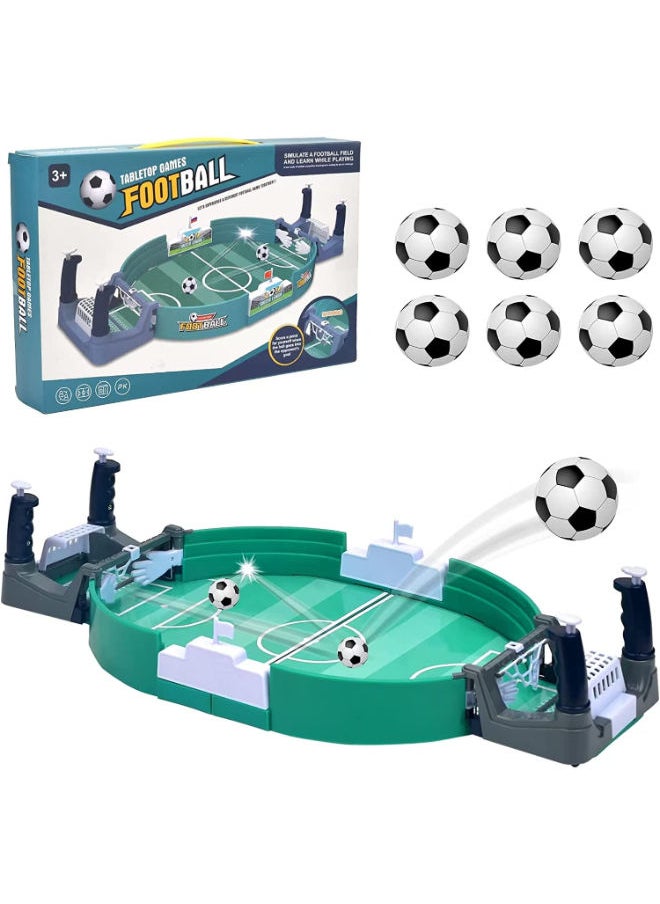 Plynox Tabletop Football Game Interactive Mini Soccer with Top Slingshot Toys for Kids Educational Sport  - Image 1