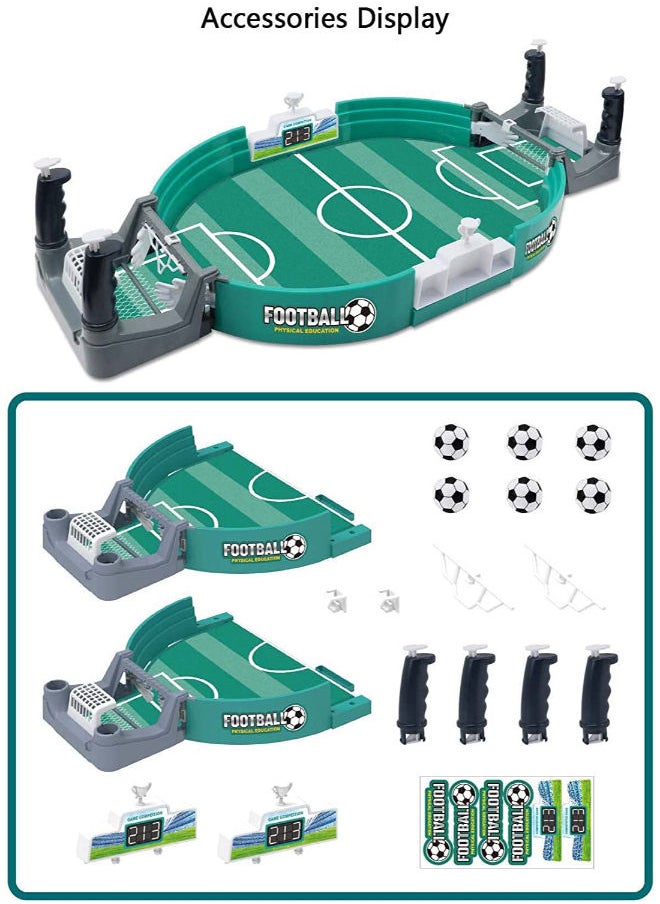 Plynox Tabletop Football Game Interactive Mini Soccer with Top Slingshot Toys for Kids Educational Sport  - Image 3
