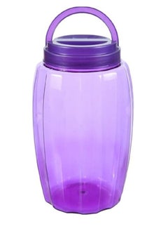 Lamsa Plast A large multi-colored plastic jar from Lamsa Plast, made of pure, health-safe plastic, suitable for pickling and preserving legumes and spices.  - Image 3