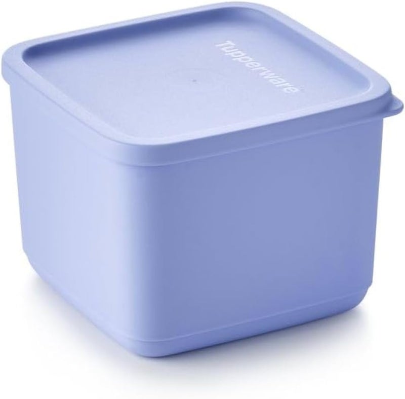 Tupperware Essentials Cubix Storage Box, 1 Liter Capacity, Purple - Image 1