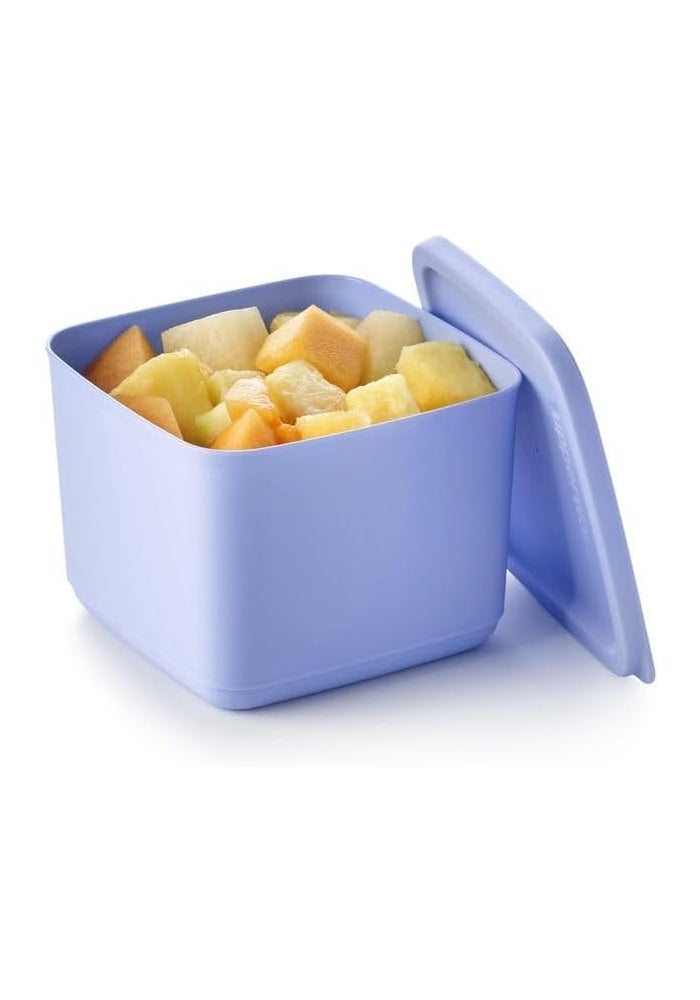 Tupperware Essentials Cubix Storage Box, 1 Liter Capacity, Purple - Image 4