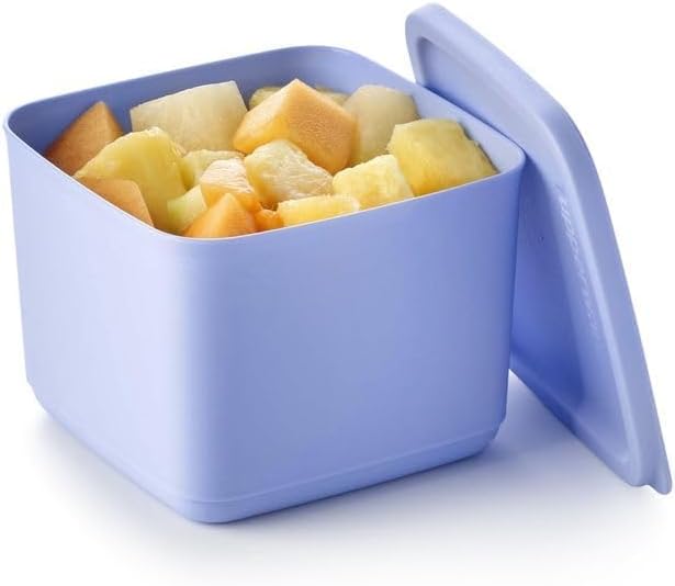 Tupperware Essentials Cubix Storage Box, 1 Liter Capacity, Purple - Image 4