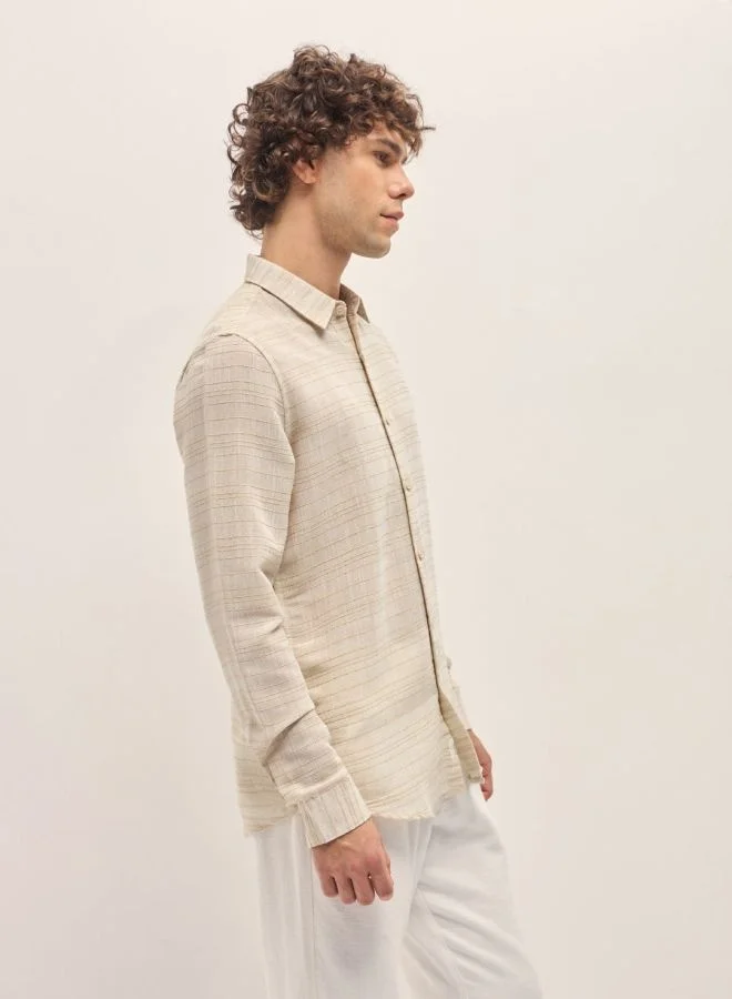 THE BEAR HOUSE Men's Shirt for Casual and Formal Wear | Classic Button-Down Style for Office, Daily Use, Travel, Events & All-Season Outfits | Versatile & Stylish Wardrobe Essential for Every Occasion