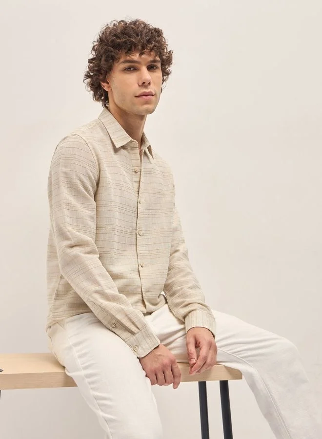 THE BEAR HOUSE Men's Shirt for Casual and Formal Wear | Classic Button-Down Style for Office, Daily Use, Travel, Events & All-Season Outfits | Versatile & Stylish Wardrobe Essential for Every Occasion