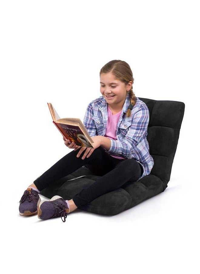 Cady One Ground chair for camping and trekking, multi-colored, velvet-quality sponge padded with adjustable back (colors may vary)  - Image 5