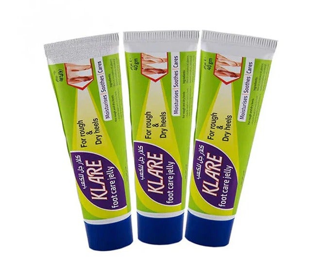 Clair Foot Care Gel for Dry and Rough Heels 40g (3 pieces)