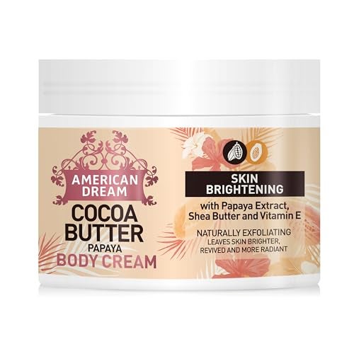 American Dream Papaya Butter Body Cream with Papaya Extract Shea Butter Vitamin E 500ml 17637 Ounce 1 - Image 1