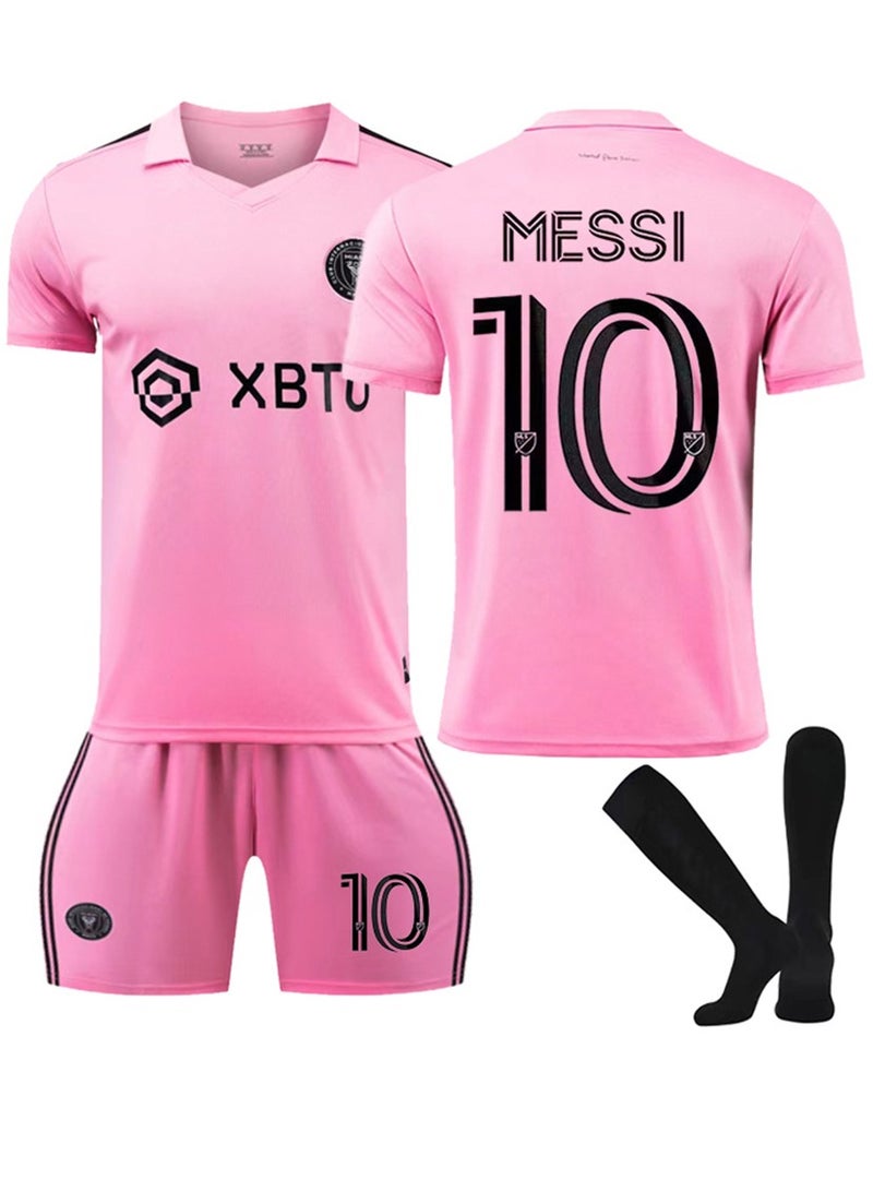 TAPIT Football Jersey Set for Kids Boys Girls Football Jersey Kit Children Football Uniforms Short-sleeved Football Shirts With Socks Sportswear  - Image 1