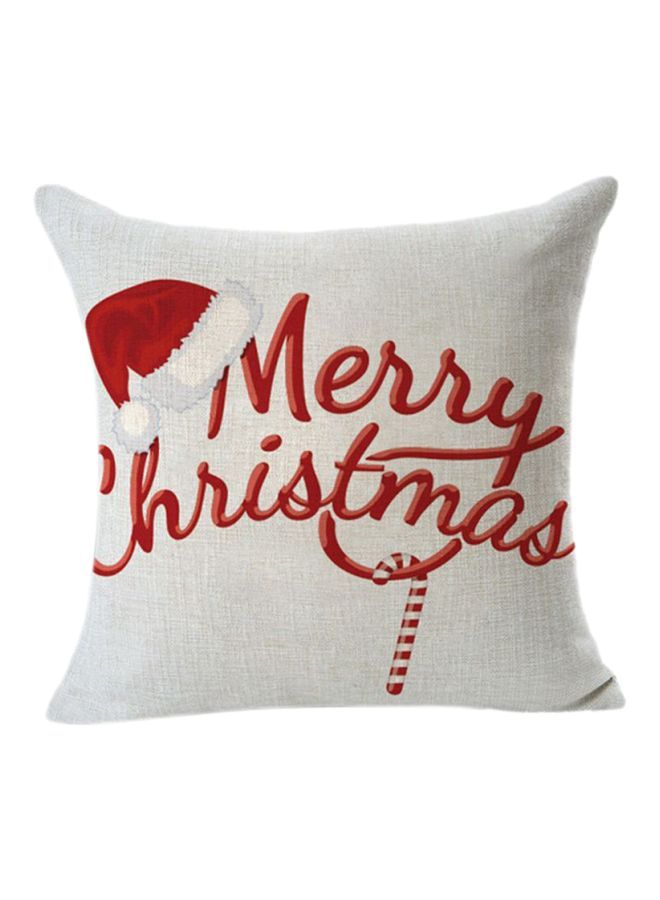 NIBEMINENT Printed Cushion Cover White/Red