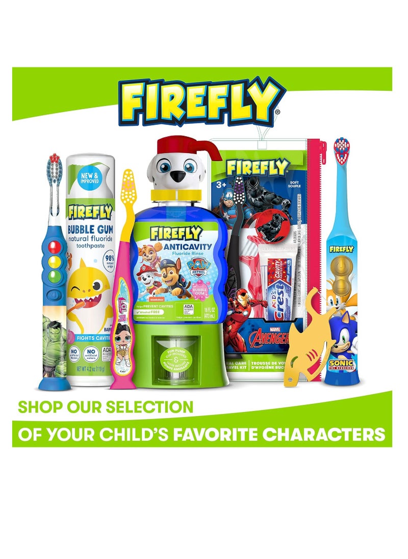 Firefly - FIREFLY Clean N' Protect My Little Pony Power Toothbrush with 3D Character Cover, Soft Bristles, Battery Included, Ages 3+ - Image 1