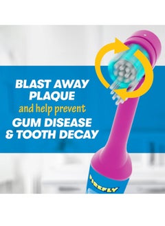 Firefly FIREFLY Clean N' Protect My Little Pony Power Toothbrush with 3D Character Cover, Soft Bristles, Battery Included, Ages 3+  - Image 4