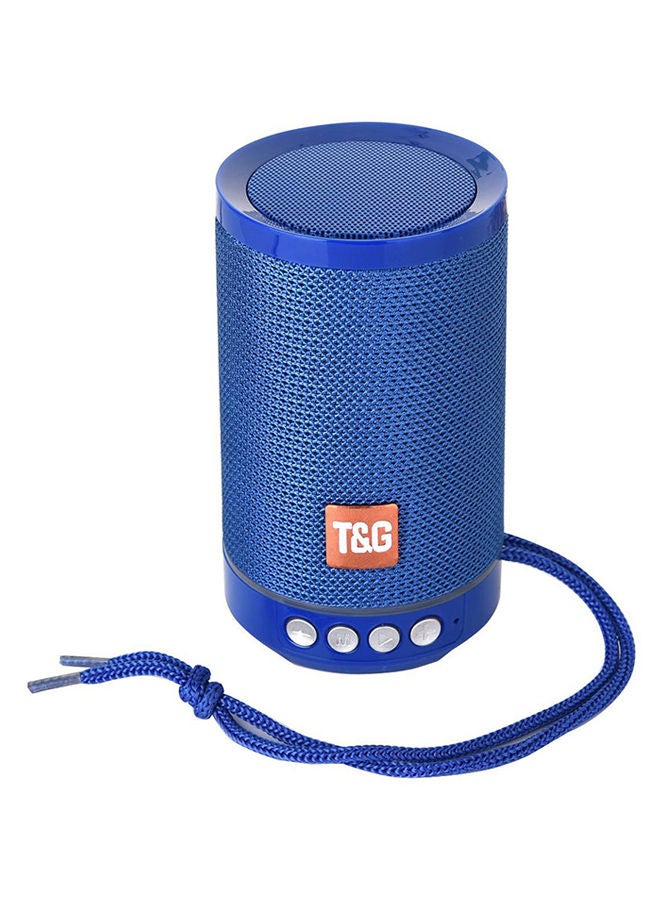 NIBEMINENT Super Bass Wireless Bluetooth Speaker Blue - Image 1
