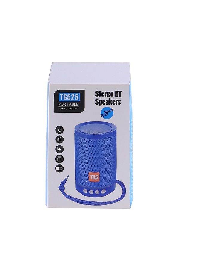 NIBEMINENT Super Bass Wireless Bluetooth Speaker Blue - Image 2