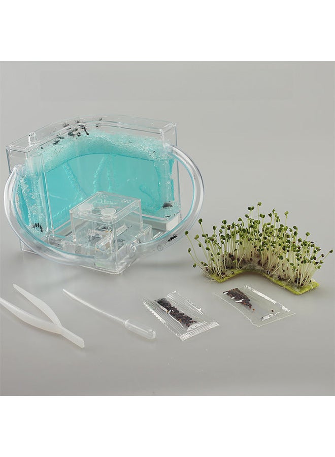 Funny Creature Ant Workshop Ant Villa Home Castle Children's Educational Toys Children's Toys Scientific Toys-Color:White.  - Image 4
