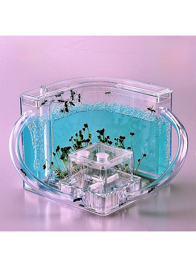 Funny Creature Ant Workshop Ant Villa Home Castle Children's Educational Toys Children's Toys Scientific Toys-Color:White.  - Image 2