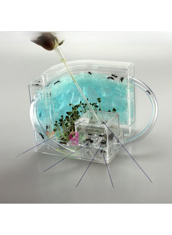 Funny Creature Ant Workshop Ant Villa Home Castle Children's Educational Toys Children's Toys Scientific Toys-Color:White.  - Image 3