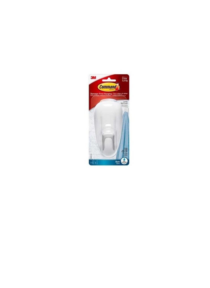 3M - Command™ Bath Jumbo Hook - Image 1