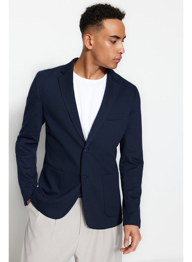 trendyol Man Blazer Jacket Navy - Image 4