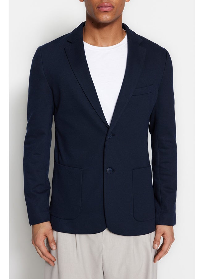 trendyol Man Blazer Jacket Navy - Image 2