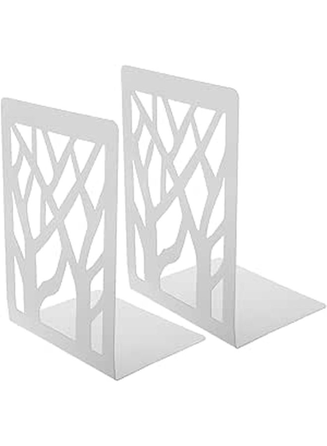 Kichouse Heavy Duty Metal Bookends with Non Slip Base for Home Office - Image 1