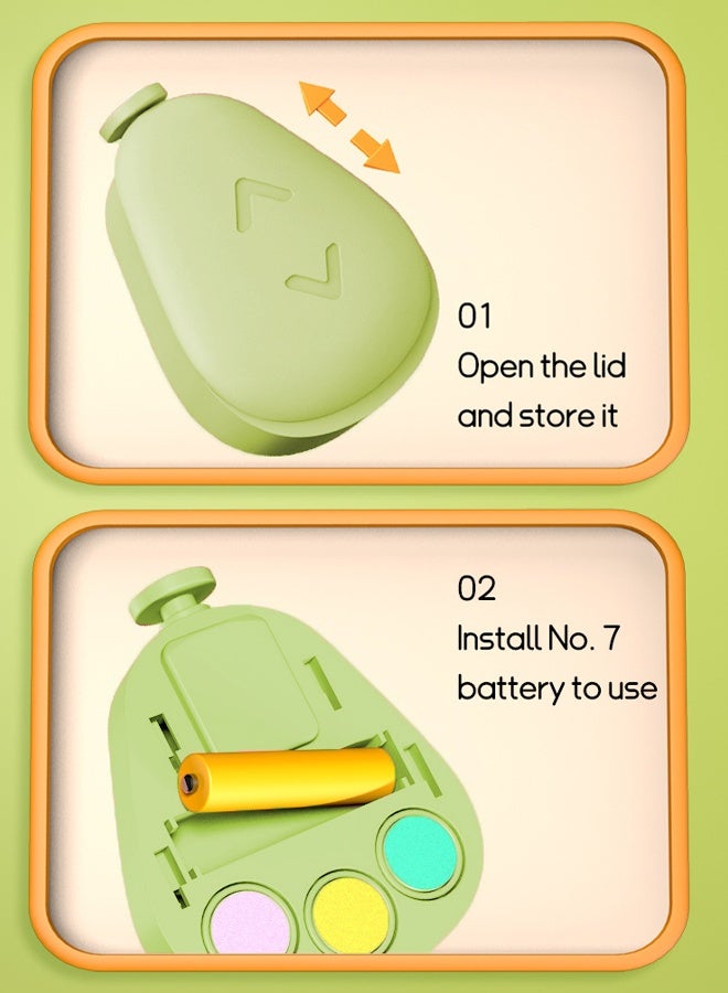 Electric nail grinder Baby nail trimmer Children's nail clippers Electric nail clippers With 6 grinding heads - Image 3