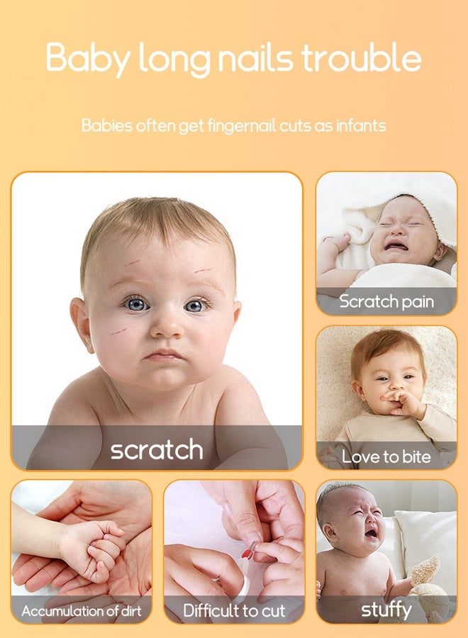 Electric nail grinder Baby nail trimmer Children's nail clippers Electric nail clippers With 6 grinding heads - Image 5