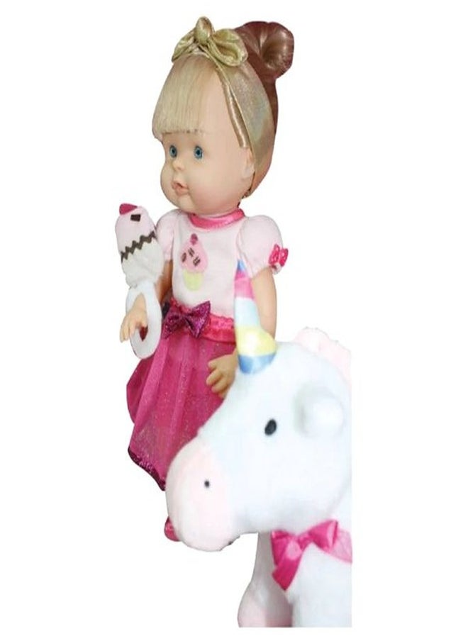 Generic - NENA DOLL WITH PLUSH UNICORN - 9307 - Image 1