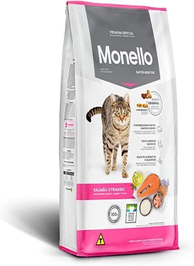 monello salmon&chicken for adult cat 1kg