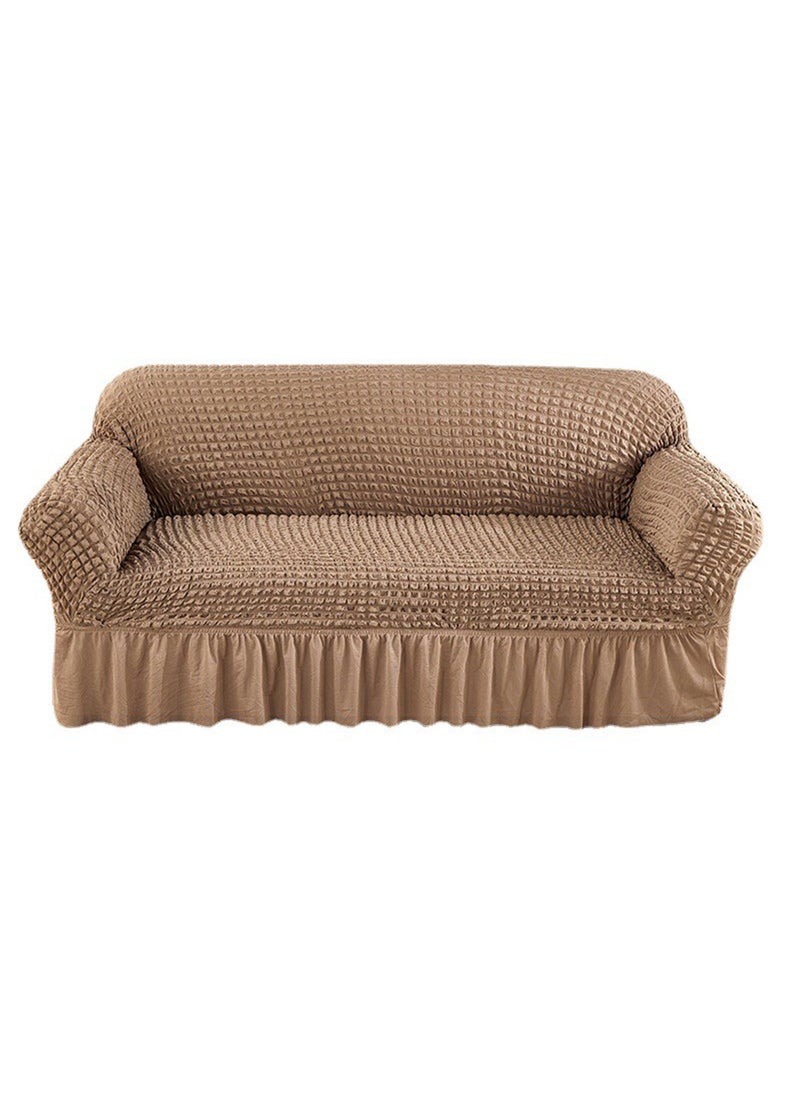GOOTOY 4-Piece Couch Sofa Cover with Skirt Durable Washable High Elastic Stretchable Easy Fit Universal Furniture Protector - Image 1