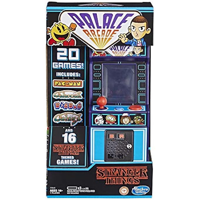 HASBRO STRANGER THINGS PALACE ARCADE HANDHELD ELECTRONIC GAME AGES 14 & UP, BROWN/A, E5640000, STRANGER THINGS MINI ARCADE GAME - Image 3