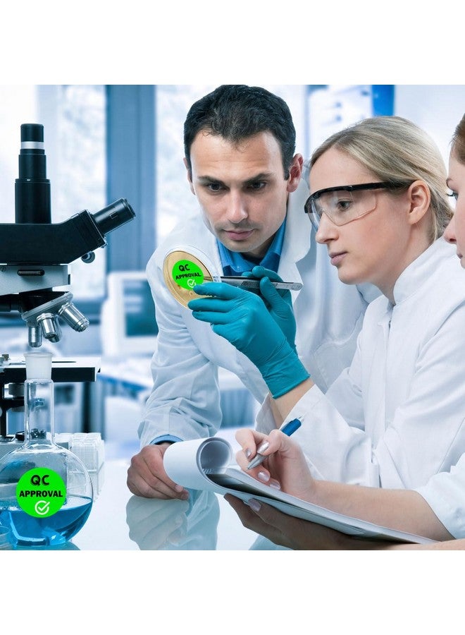 سمارستيكرس ملصقات موافقة مراقبة الجودة مقاس 1 بوصة، ملصقات مراقبة جودة المخزون الخضراء لفحص مراقبة الجودة في المستودعات، 1000 قطعة - Image 5