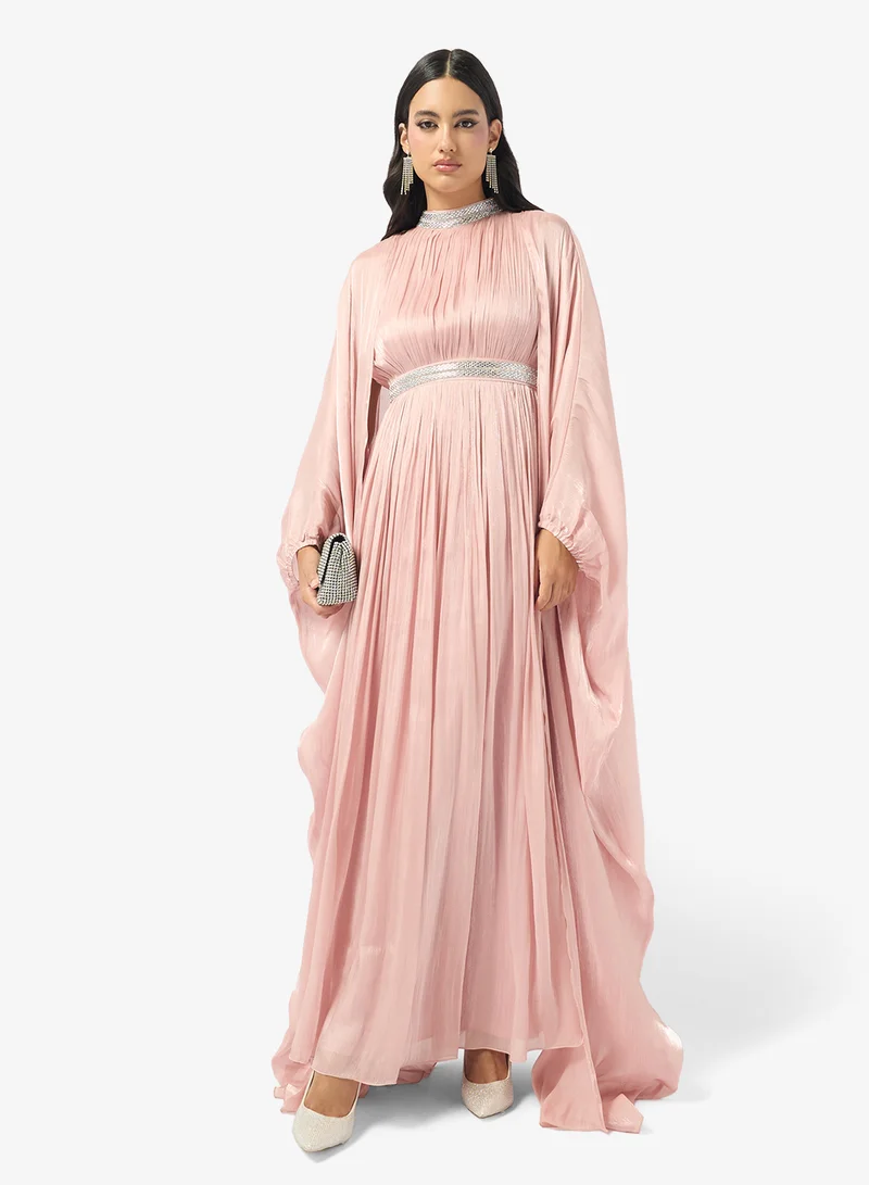 Golden Apple  Metallic Flowy Dress for Women | Best Price UAE