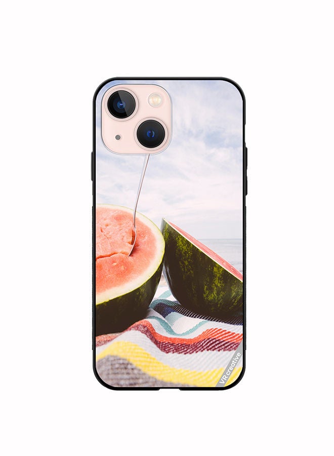 VR CREATIVE Protective Case Cover For Apple iPhone 13 mini Melonade Design Multicolour - Image 1