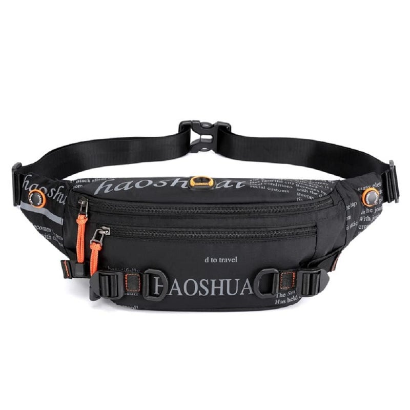 GUSTAVE Waist Bag For Unisex With Adjustable Strap, Stylish Fanny Pack Waterproof Chest Bag Lightweight Belt Bag For Running Travel Sports Cycling Workout Gym Outdoor - Image 3