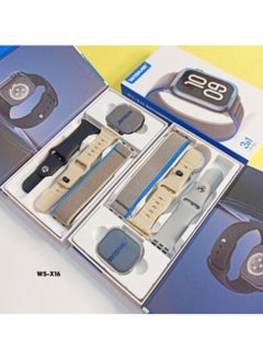 WISME Wisme WS-X16 Smartwatch - 3+1 Strap Set, Fitness Tracking & Health Monitoring, Smartwatch for men  - Image 2