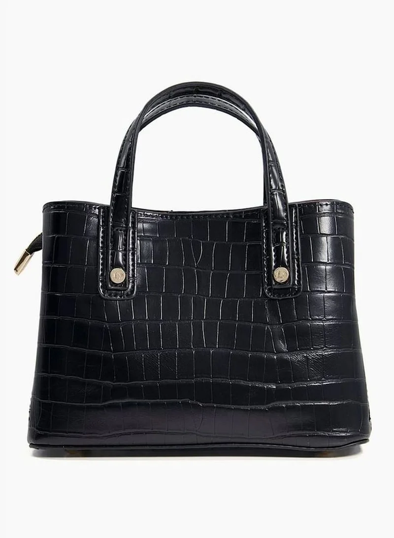 ديون لندن Dinkiedorrie Womens Reptile Print Handbag