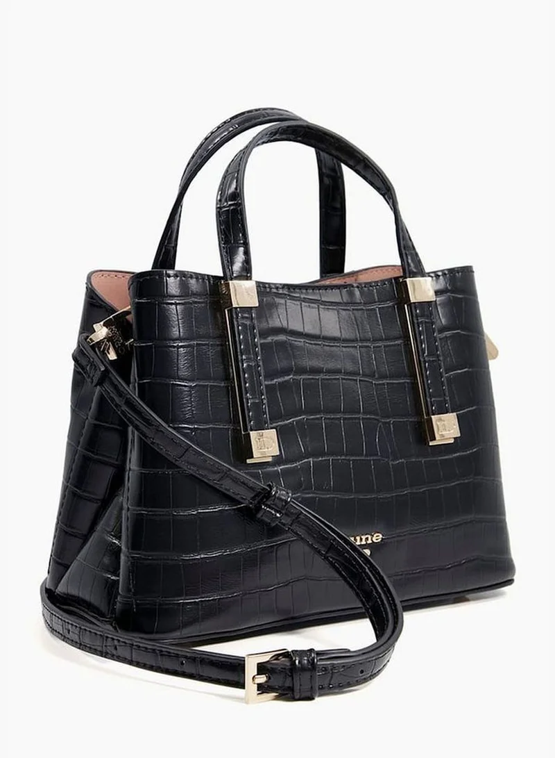 ديون لندن Dinkiedorrie Womens Reptile Print Handbag