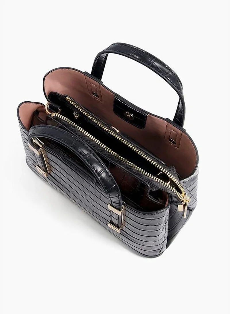 ديون لندن Dinkiedorrie Womens Reptile Print Handbag
