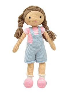 Happy Threads Handmade Crocheted Love & Care Emma Doll (17 inches) – Multicolour | Crochet Toys | Child Safe | for Babies 6 Months & Above | Dolls for Boys/Girls| For Birthday Gift | Decorative Items for Room  - Image 5
