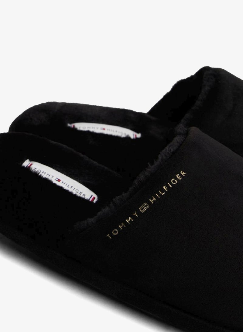 TOMMY HILFIGER Microsuede Logo Slippers - Image 5