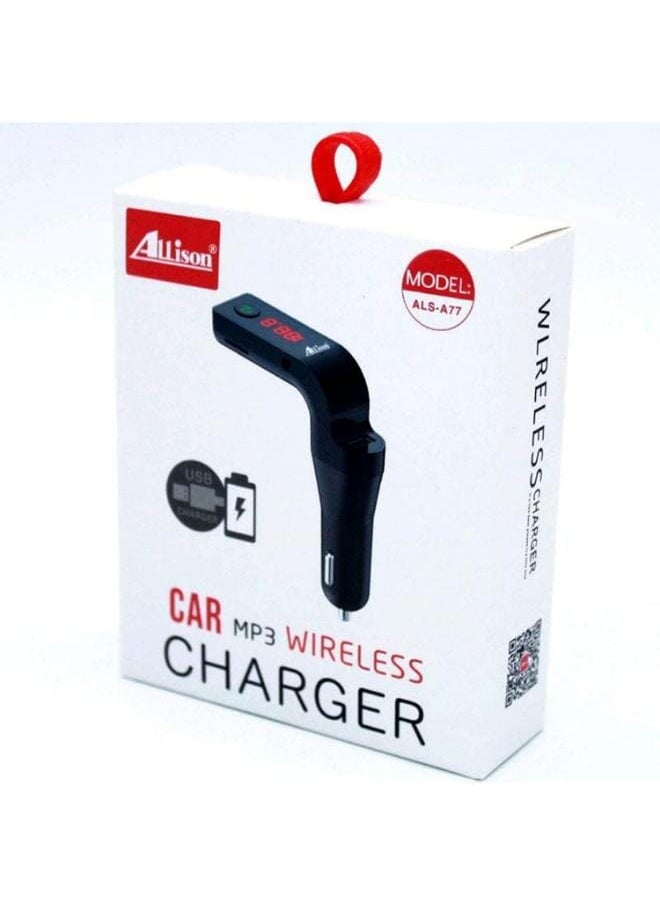 AlS-A77 Carm Mp3 Charger With Remote Control - Black - pzsku/ZCAA0CE18A90C59DCCB43Z/45/_/1715125132/c9d04433-2877-45ca-95cf-777a44bf406a