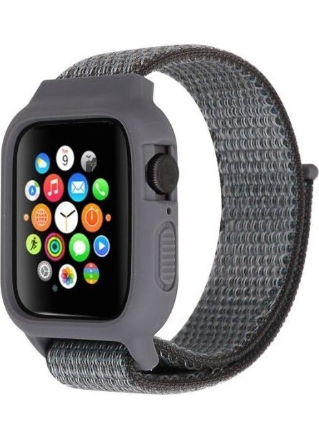 Techmaster ساعة آبل متوافقة 1 2 3 4 5 42MM 44MM حزام شبكة محمي 