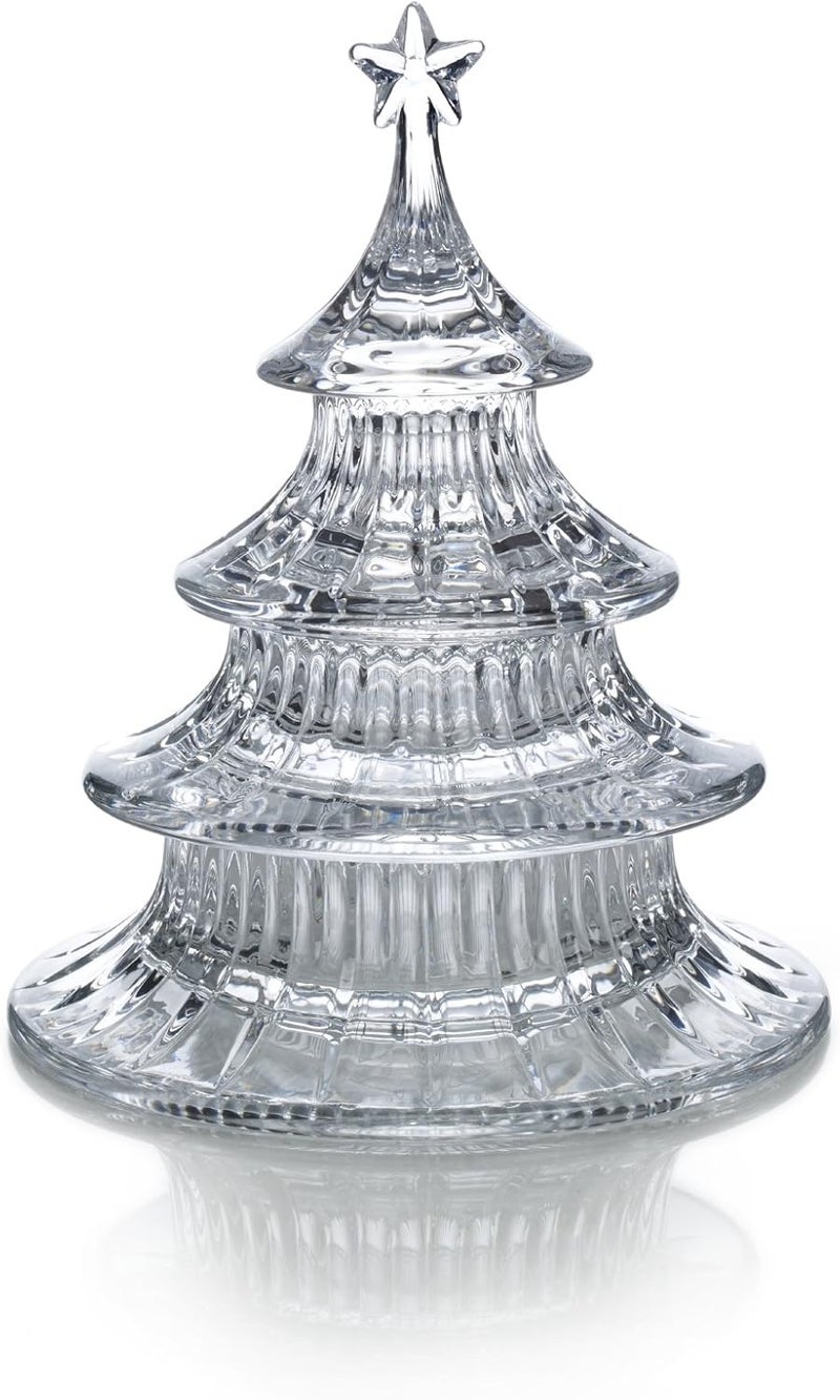 Mikasa Holiday Treats Stacking Tree Candy Dish Boxed 945 Clear - Image 1