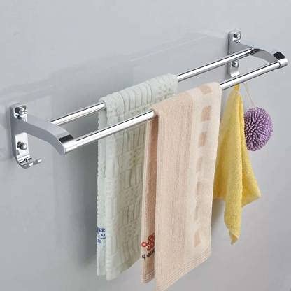 Filox Towel Rack Wall Mounted Stainless Steel Rack Towel Bar Rod Rail for Kitchen & Washroom Hanger Stand Bathroom Accessories for Home (1) - Image 4