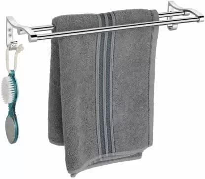 Filox Towel Rack Wall Mounted Stainless Steel Rack Towel Bar Rod Rail for Kitchen & Washroom Hanger Stand Bathroom Accessories for Home (1) - Image 1