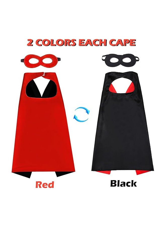Happy D Kids Fancy Dress Superhero Cape with Mask for Boys and Girls - Image 2