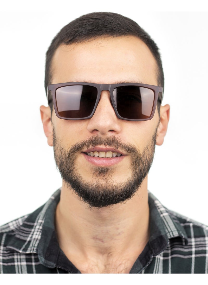 Focus On Mascul Brown Sunglasses  - Image 3