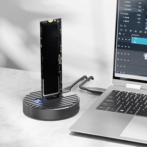 Tobo M.2 NVMe SSD to USB Docking Station Adapter, External M.2 PCI-e NVMe SSD to USB-C Reader Adapter Converter for M.2 (M Key) NVMe SSD TD-1426HS - Image 4
