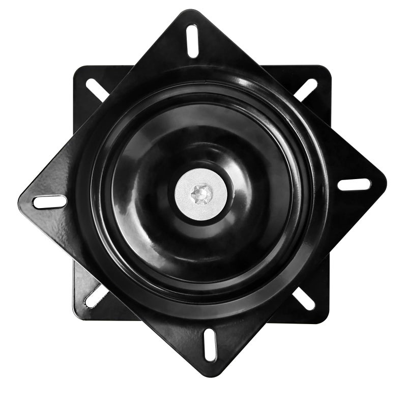 AAGUT AAGUT 7 Heavy Duty Bar Stool Swivel Replacement Square Swivel Mechanism for Recliner Chair Boat Seat and Furniture Ball Bearing Seat Swivel Base Black 