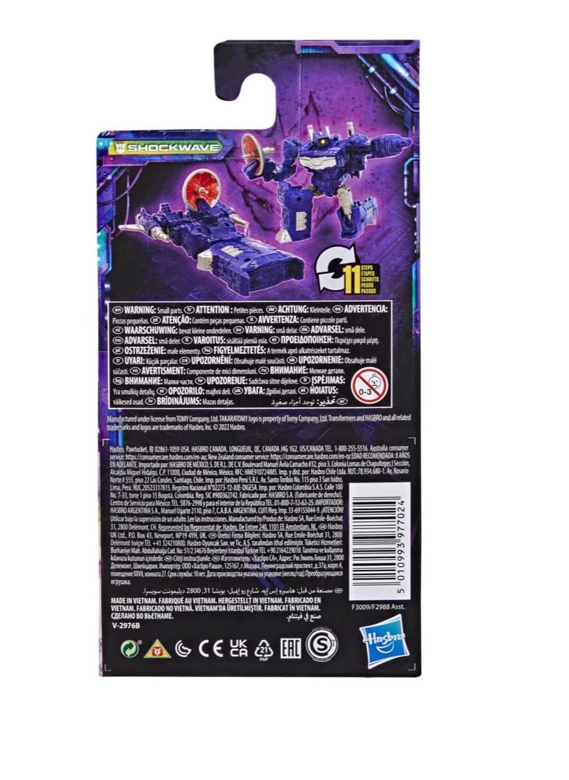 HASBRO - GAMING - Transformers Generations Legacy Core Shockwave Action Figure | 3.5-Inch Toy for Kids Ages 8 and Up | Collectible Action Figure - Image 1